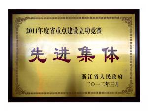 2011年度省重點建設立功競賽先進集體