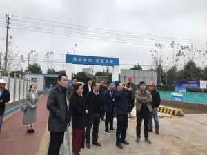 市發改委副主任李紅英一行視察市建筑工業化PC構件生產基地項目