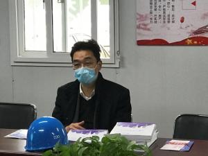 市建設局黨委書記、局長戴健赴房總集團市北32#地塊視察復工復產安